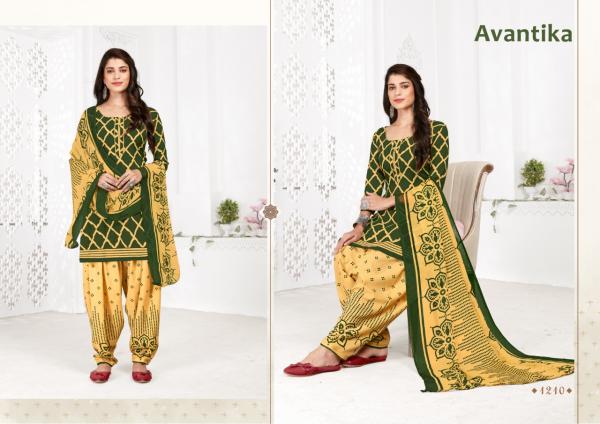 Avantika 12 Beautiful Casual Wear Crepe Dress Materials 